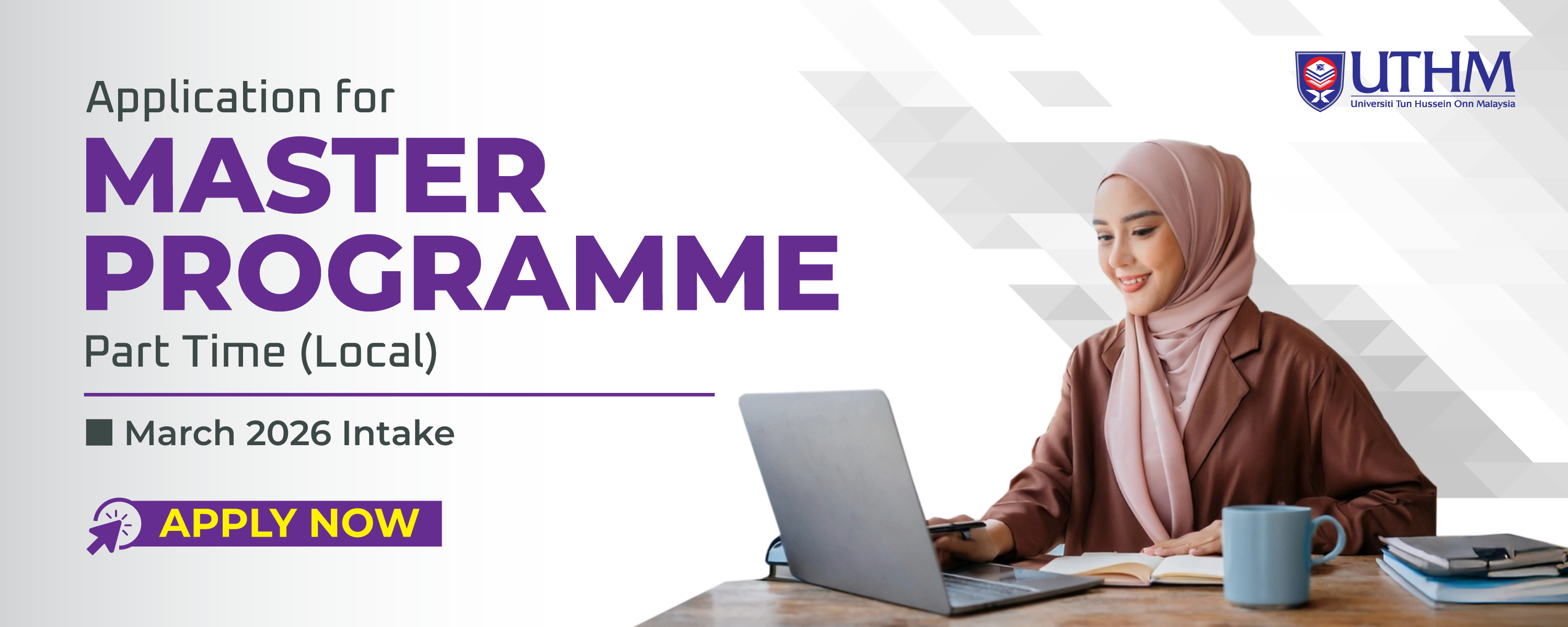 Uthm Bitara  Application Master Web Banner